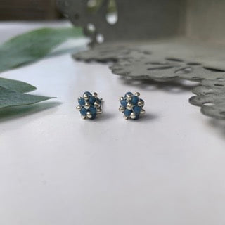 MINI CLOUD Studs - Blå