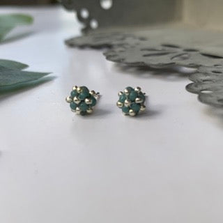 MINI CLOUD Studs - Blåturkos