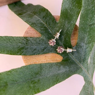 MINI CLOUD Studs - Ljung Lila