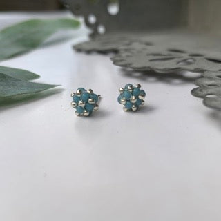 MINI CLOUD Studs - Ljus Blå