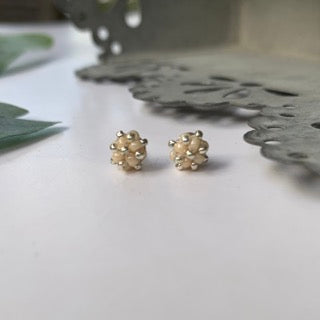 MINI CLOUD Studs - Pärlemor
