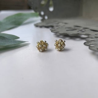 MINI CLOUD Studs - Sand Spräcklig