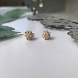 MINI CLOUD Studs - Svagt Rosa