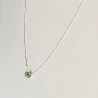 Halsband MINI CLOUD transparent grön
