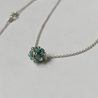 Halsband MINI CLOUD turkosblå