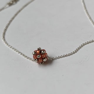 Halsband MINI CLOUD transparent röd