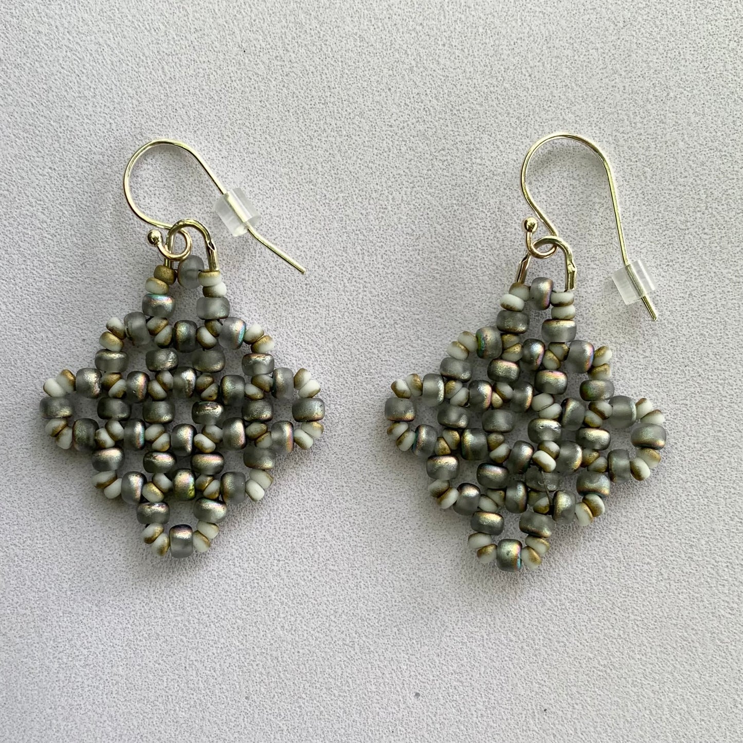 LACE square - matte silver/guld - MoLaja Design
