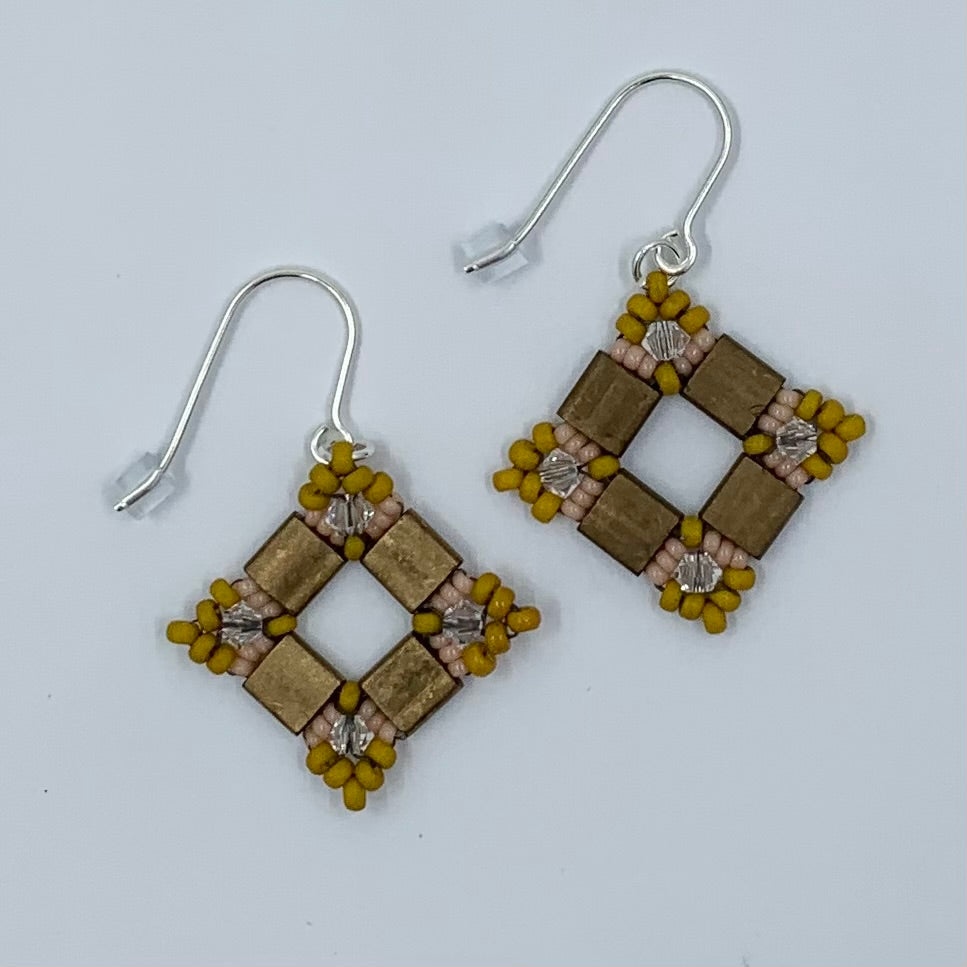 SQUARE bronze/pink/mustard - MoLaja Design