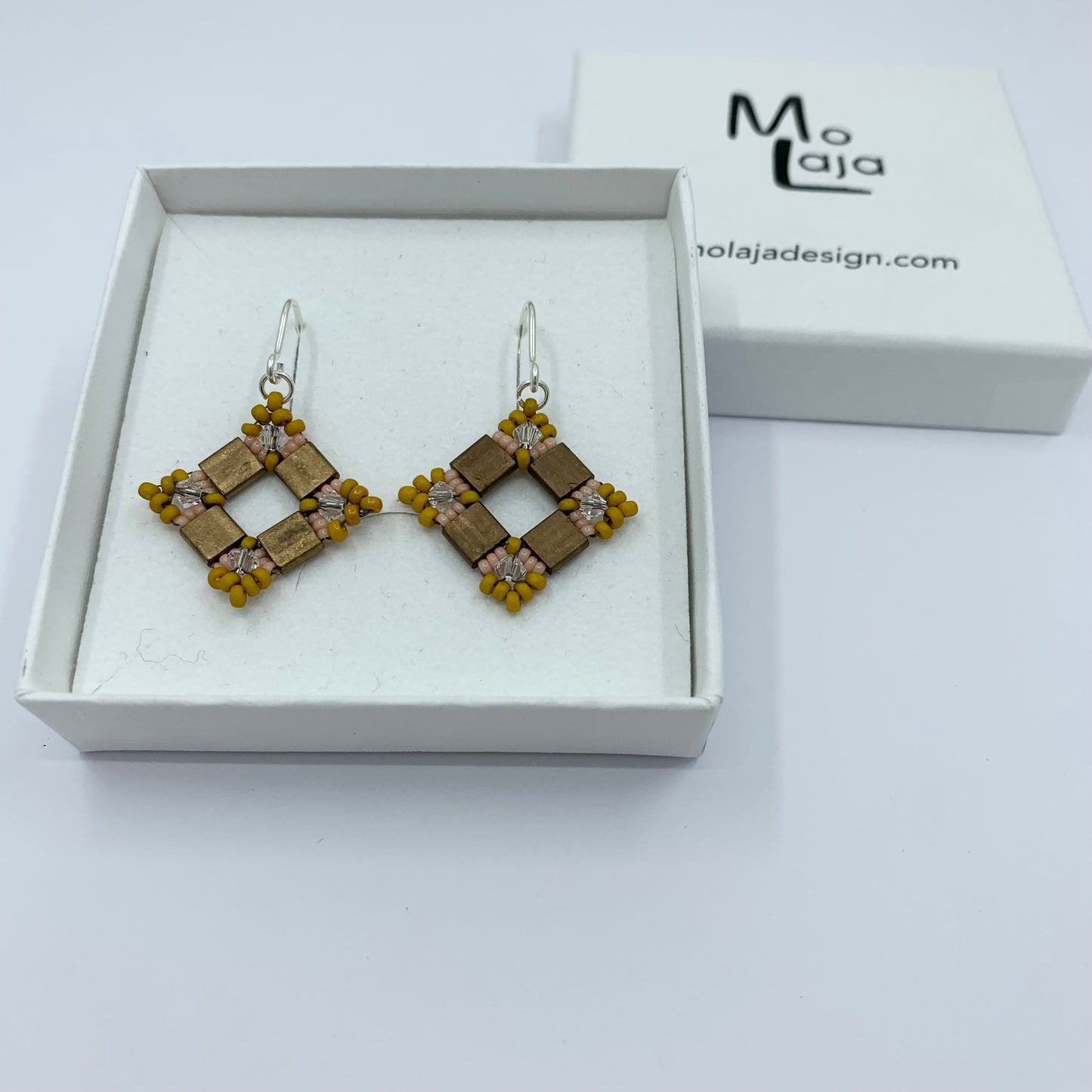 SQUARE bronze/pink/mustard - MoLaja Design