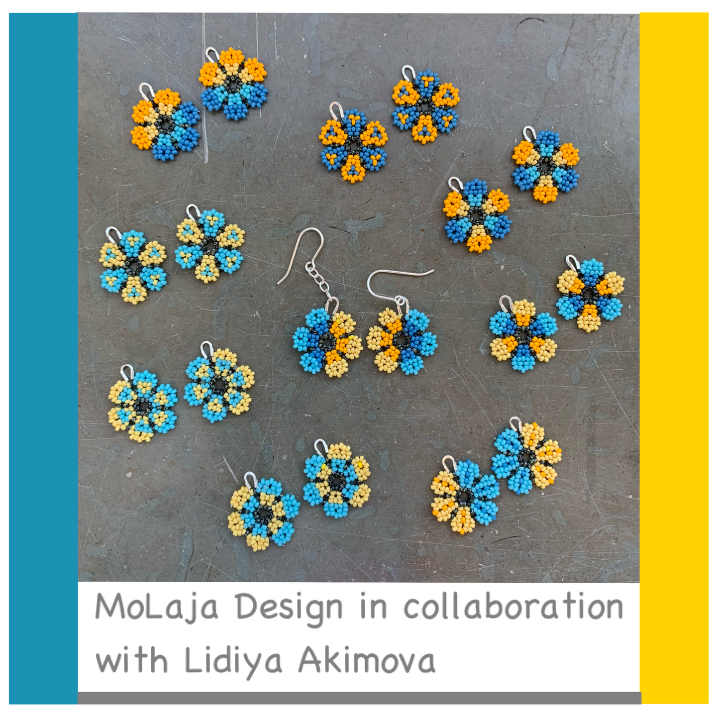 Tutorial Earrings PEACE PLEASE - MoLaja Design