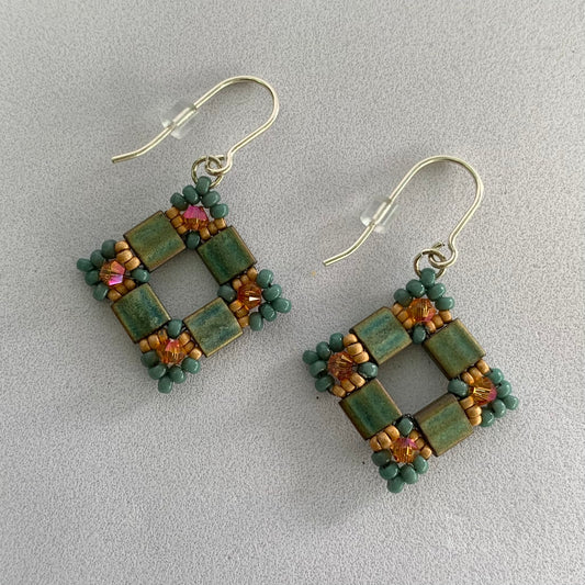 SQUARE turquoise/gold/orange - MoLaja Design