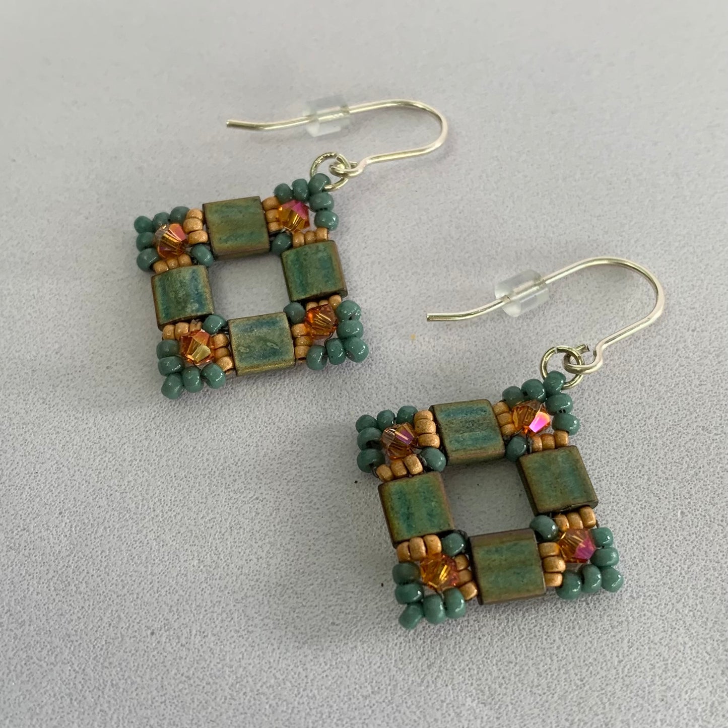 SQUARE turquoise/gold/orange - MoLaja Design